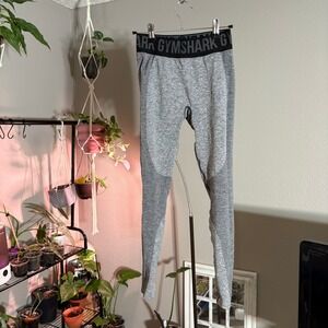 Gymshark Grey Marl Seamless High Waisted Workout Leggings Women's Size S